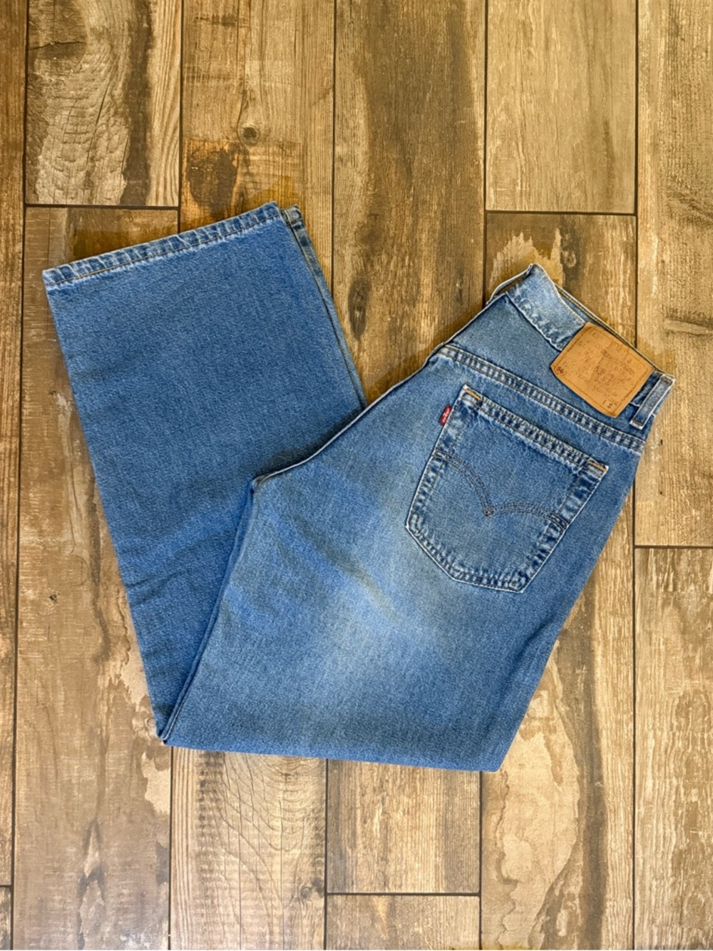Vintage Levis 565 Low Rise Wide Leg Short 11 Juniors